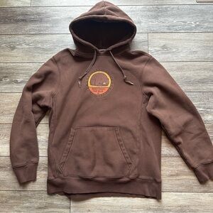 Don’t Poke The Bear Tan Brown Graphic Hoodie size‎ L